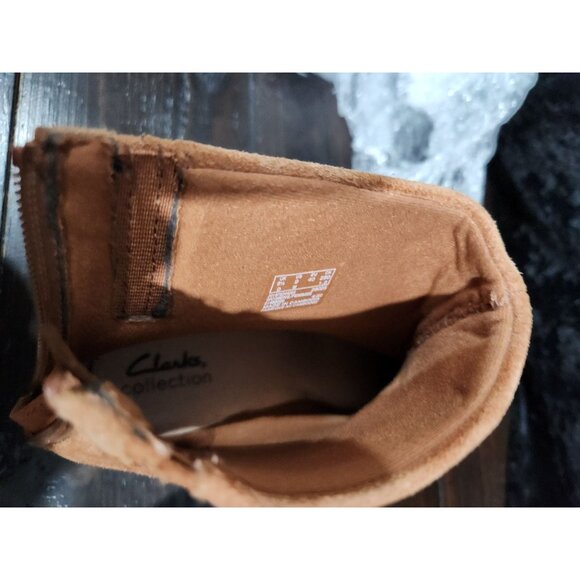 Clarks Collections Teresa Tan Wedge Boot/Sz. 8.5 - Picture 9 of 9